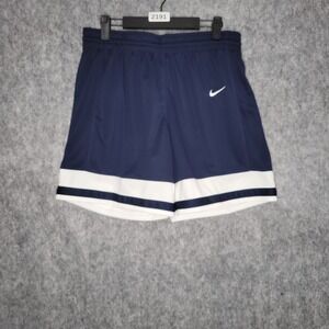 Nike Women's Dry DNA Basketball Shorts Large L College Navy Blue 932198-420